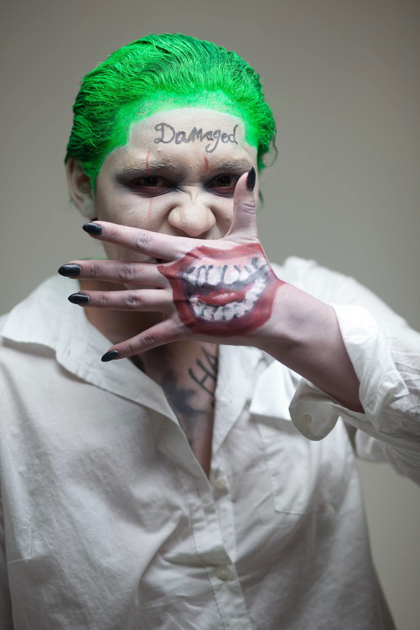 Halloween Joker Makeup